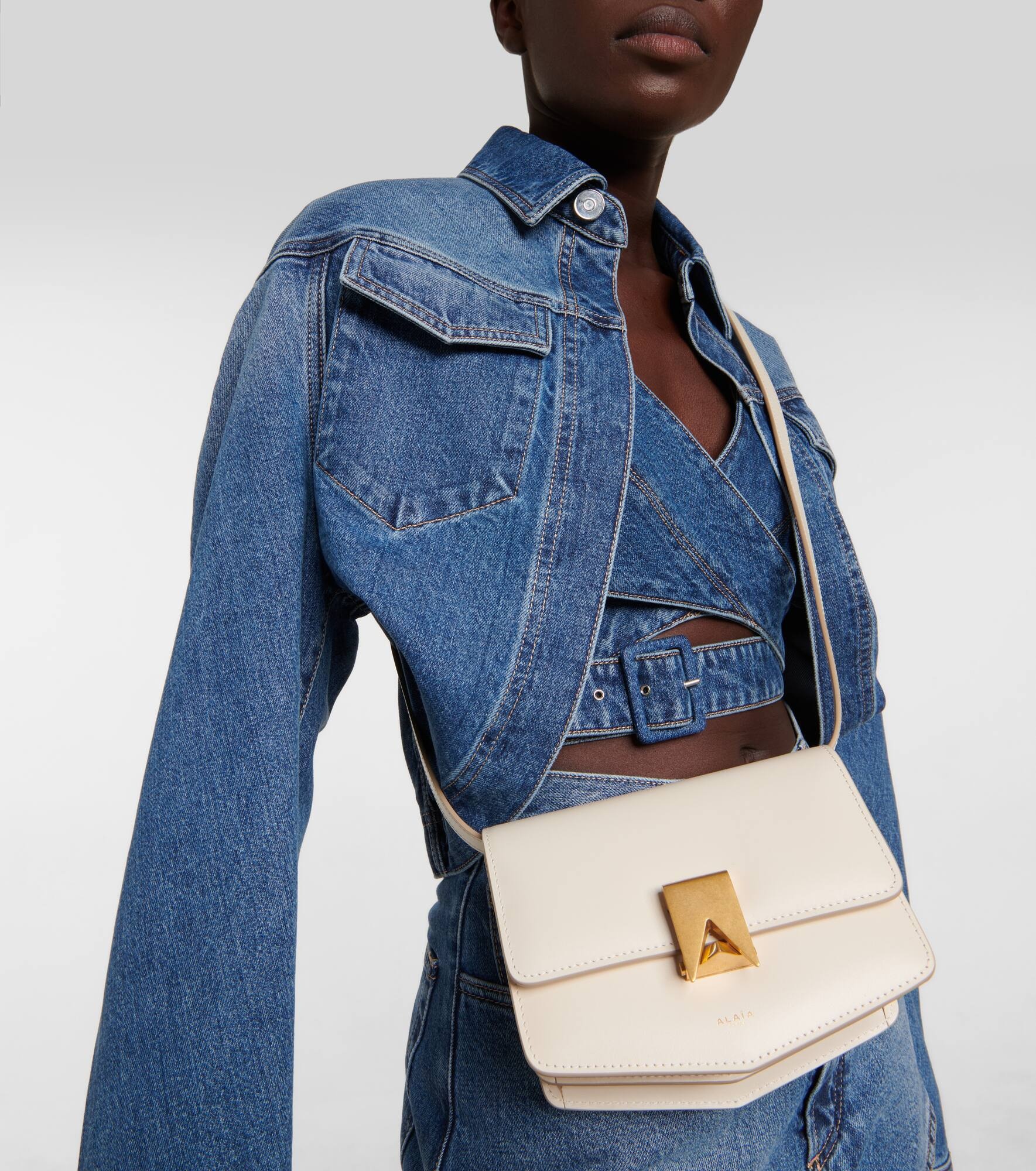 Le Papa Small leather crossbody bag - 2