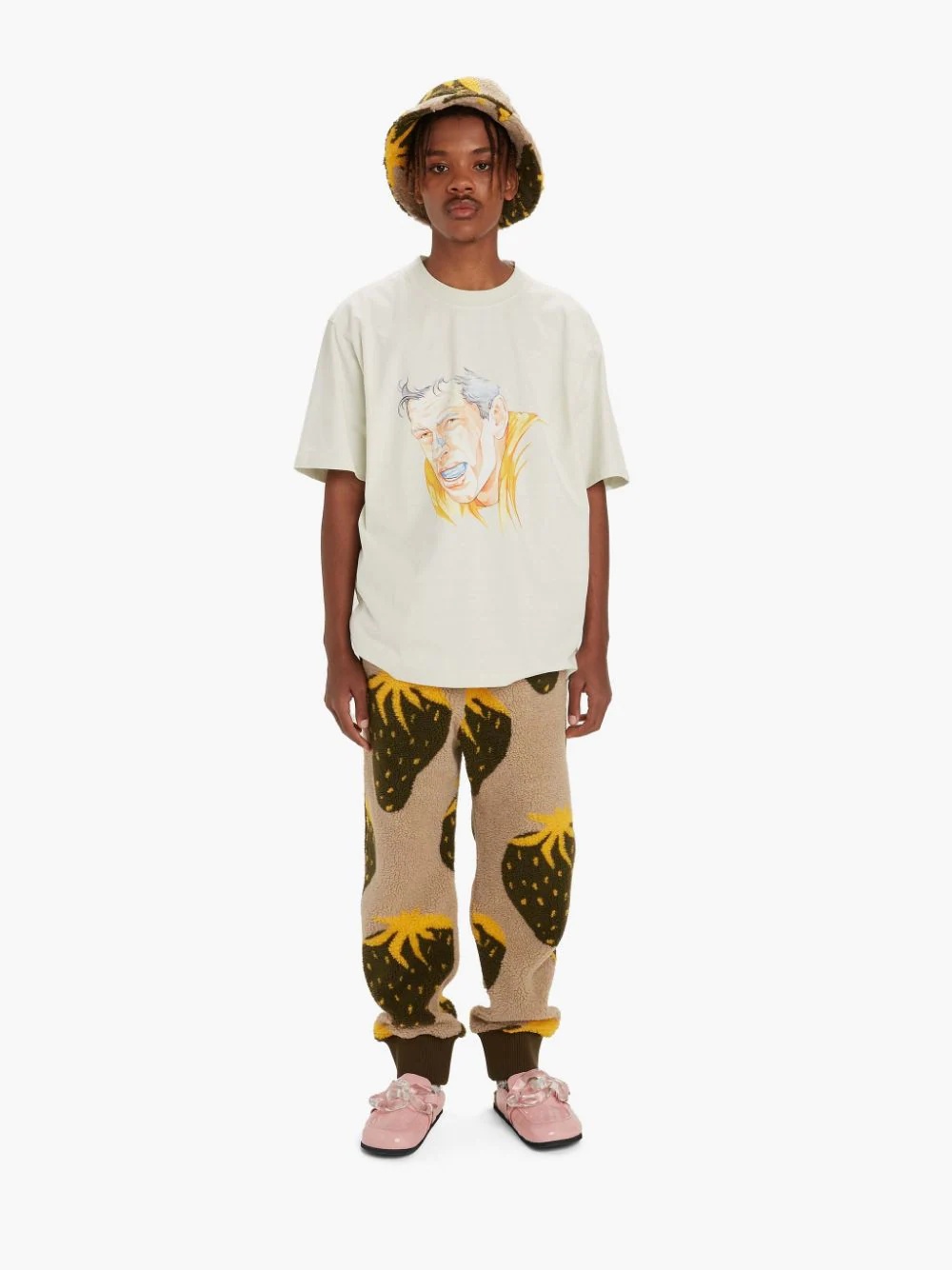 OVERSIZED PRINTED RUGBY FACE T-SHIRT - 2