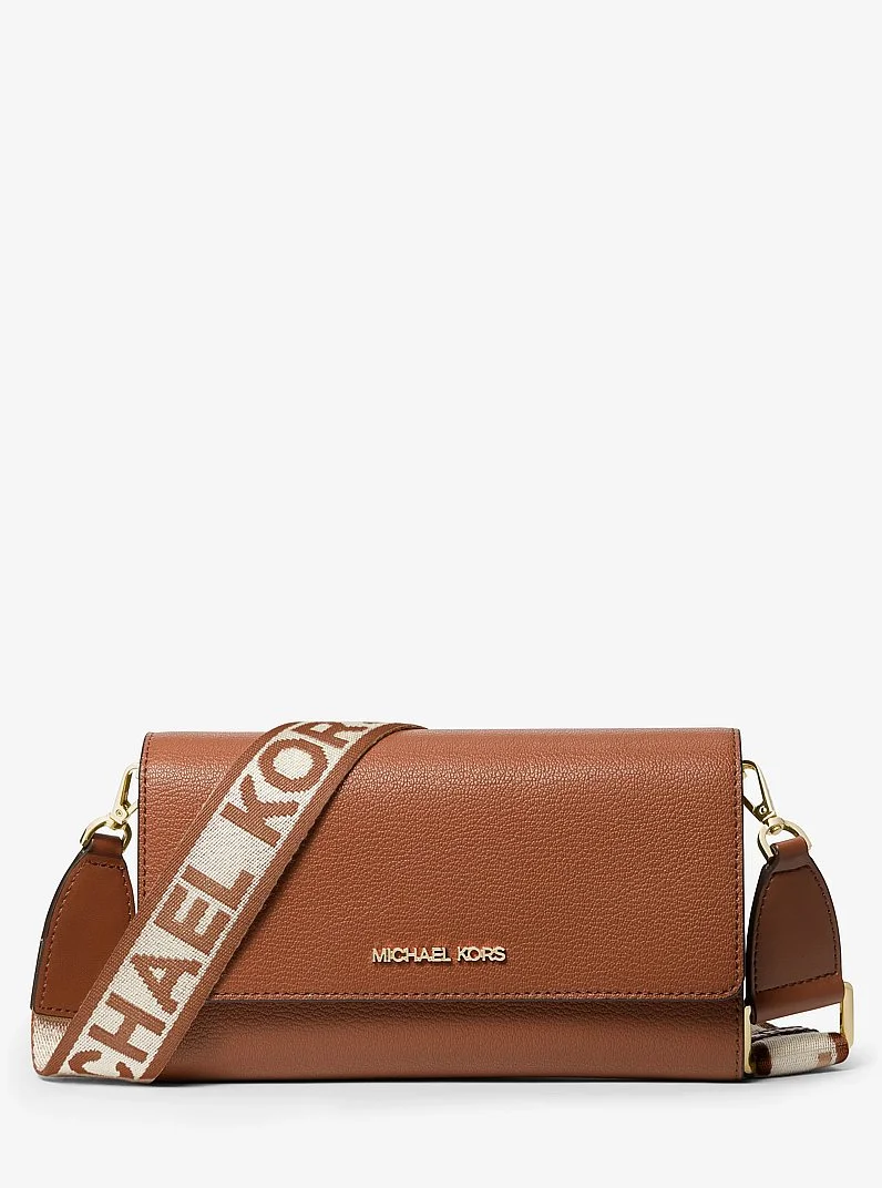 Jet Set Large Leather Crossbody Bag - 1