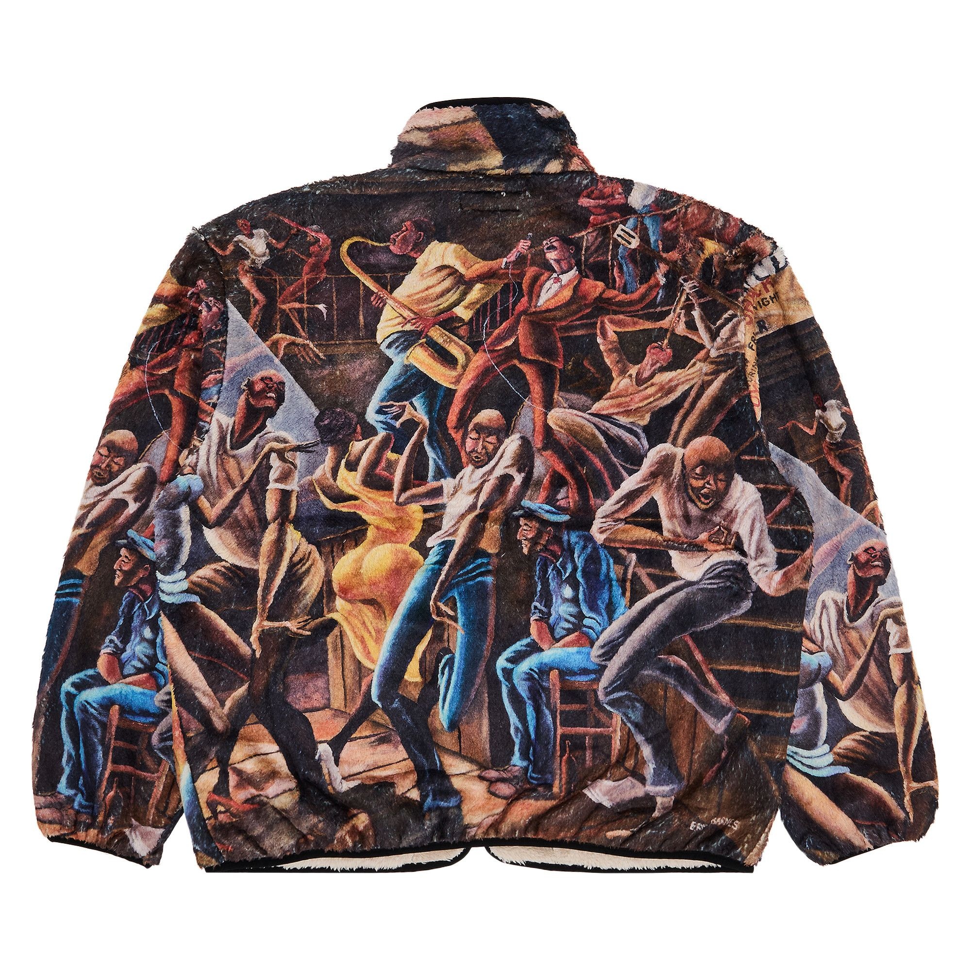 Supreme x Ernie Barnes Fleece Jacket 'Multicolor' - 2
