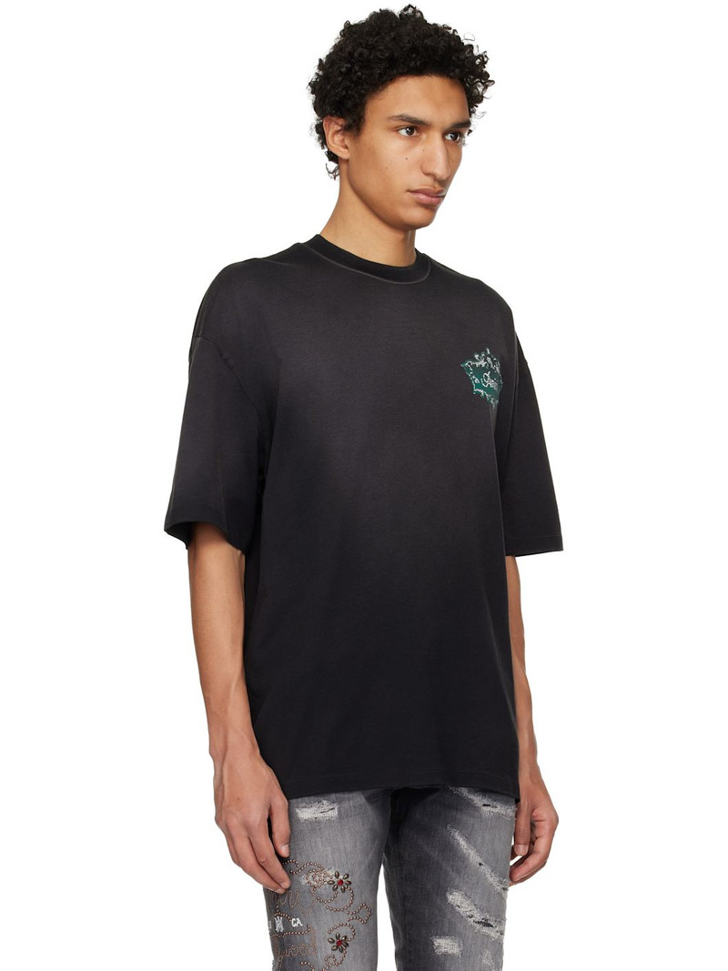Black Chateau Crest Oversized T-shirt 2