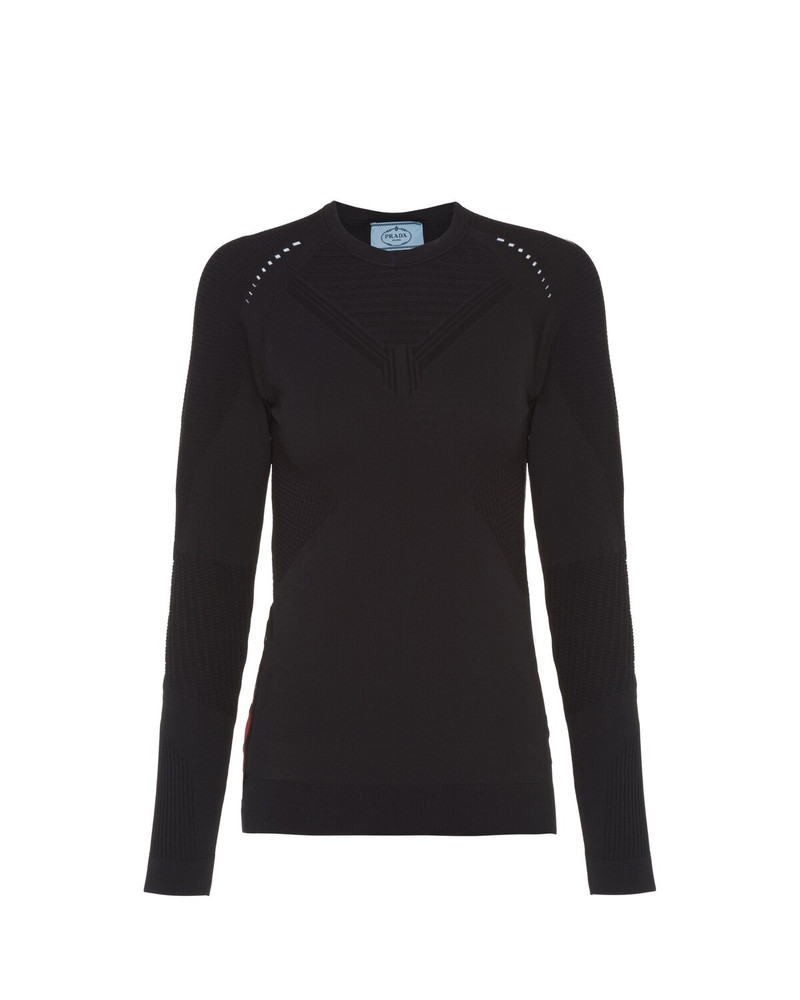 Soft Rec Polyester crew-neck sweater 1