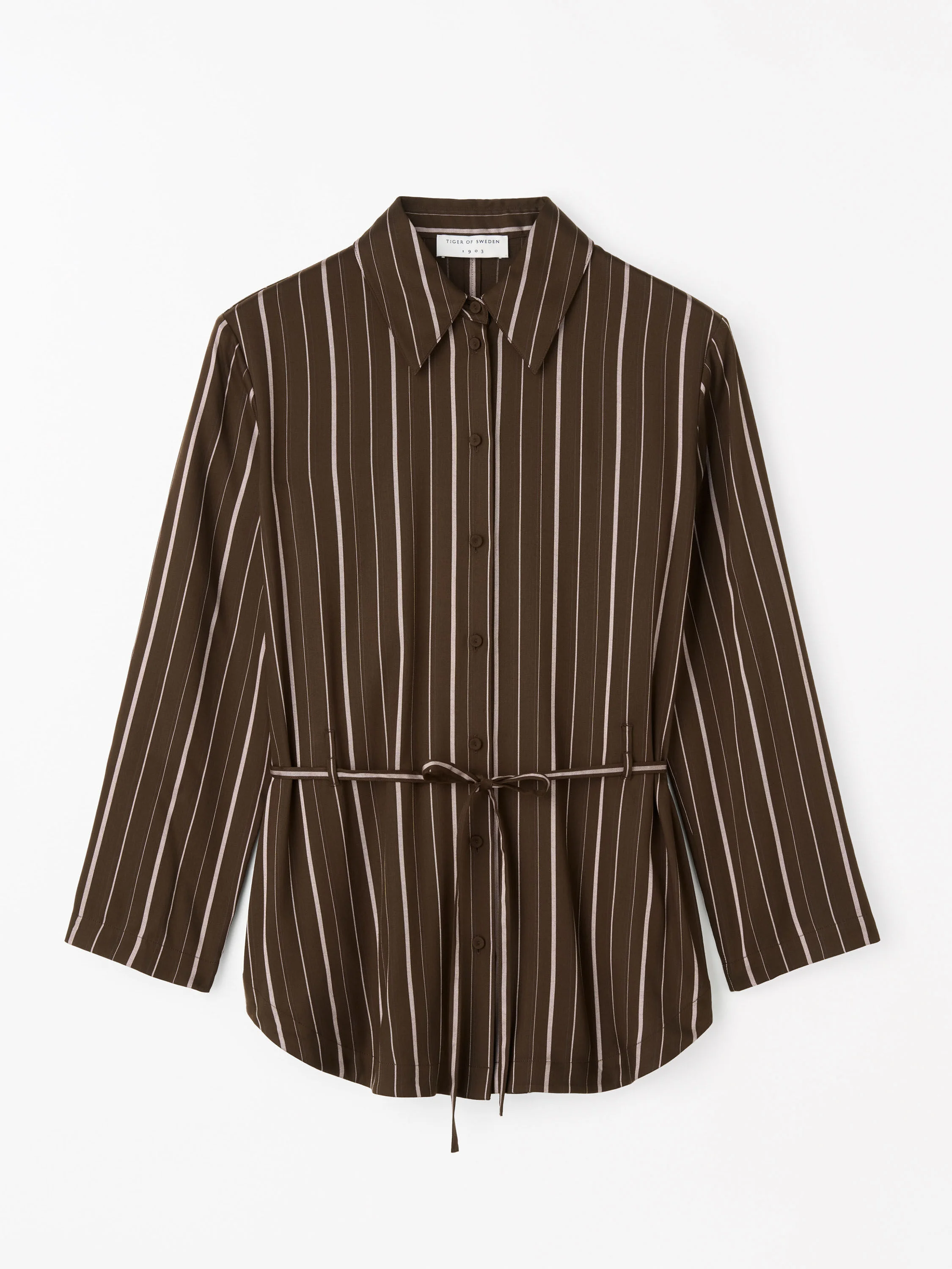 Felix Lyocell Stripe Shirt - 1