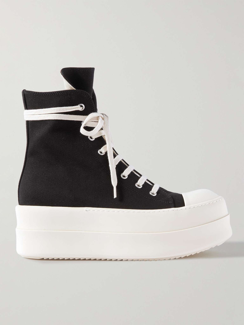 Mega Bumper Exaggerated-Sole Denim High-Top Sneakers 1