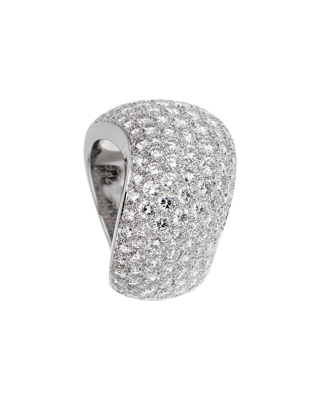 Cartier 18K 5.00 ct. tw. Diamond Cocktail Ring (Authentic Pre-Loved) - 2