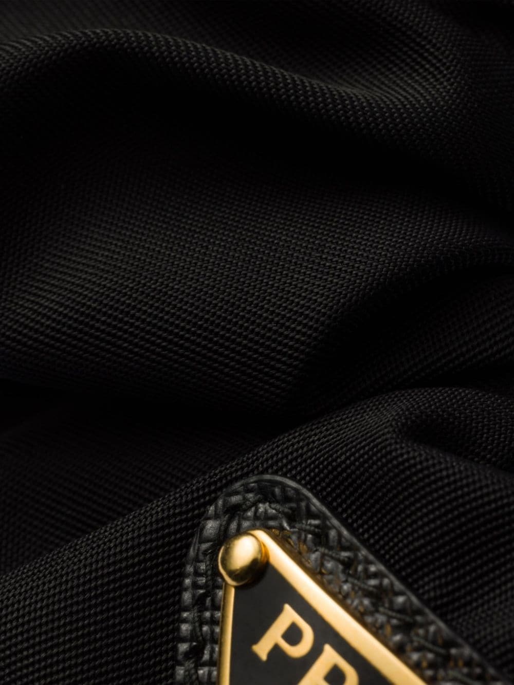 triangle-logo re-nylon scrunchie - 2