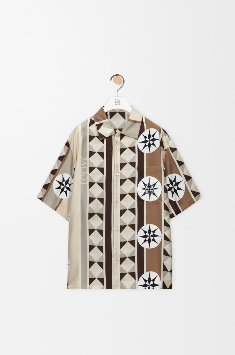 Short sleeve shirt in silk 1