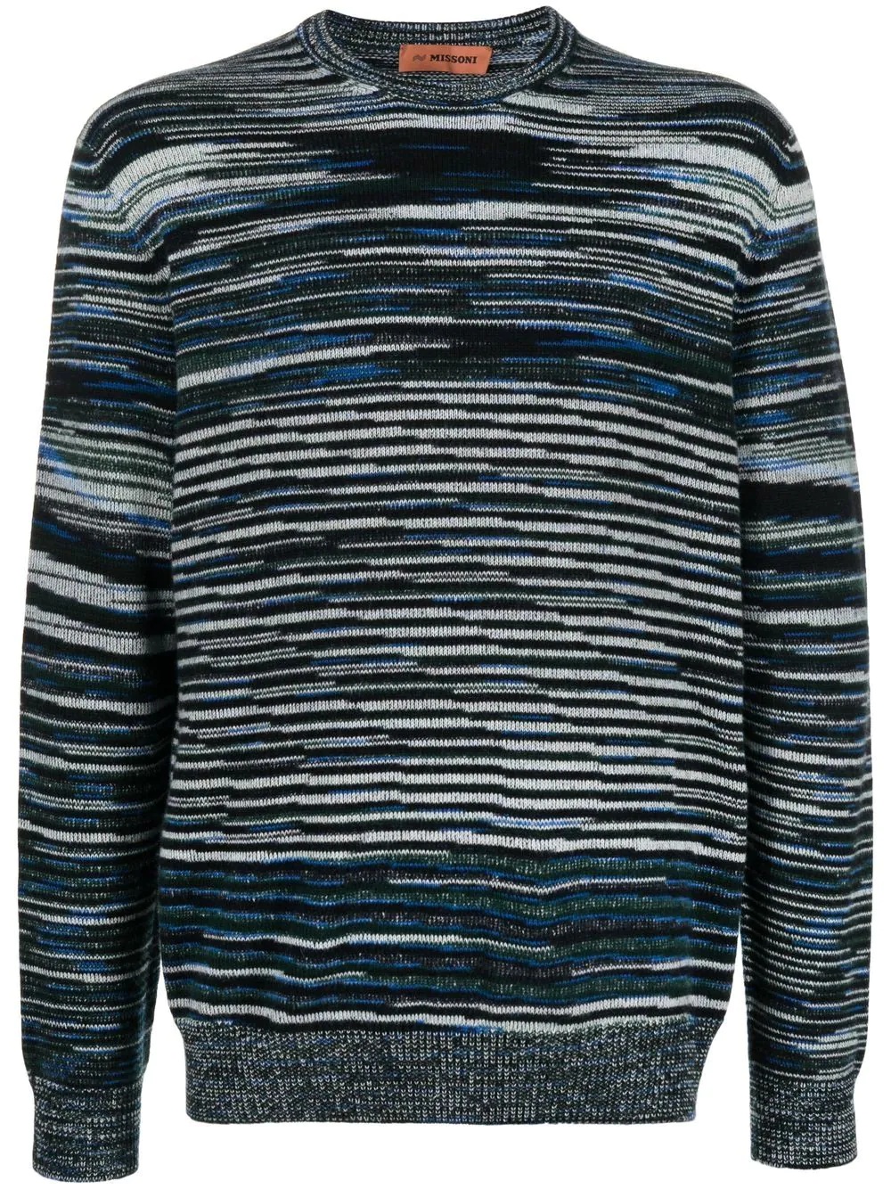 striped cashmere jumper - 1