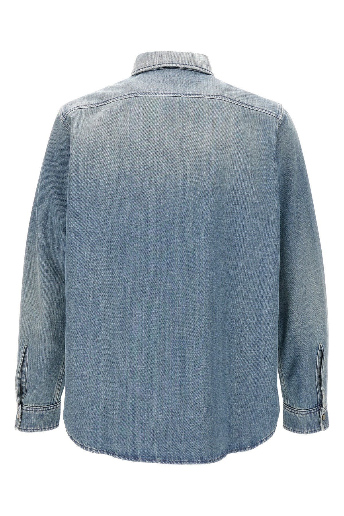 Saint Laurent オーバーサイズ デニム シャツ 604792Y18UA4176 人気商品【Saint Laurent】デニムシャツ (Saint Laurent/シャツ