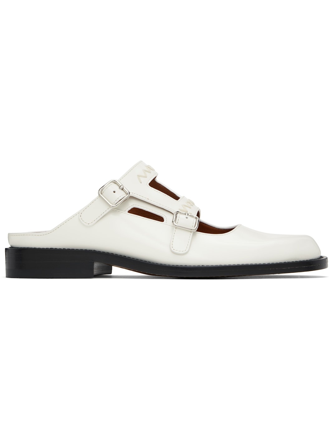 White Bambi 3.0 Double Buckle Loafers - 1