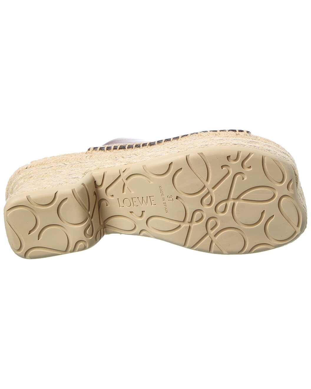 Loewe Petal Leather Espadrille Platform Sandal - 4