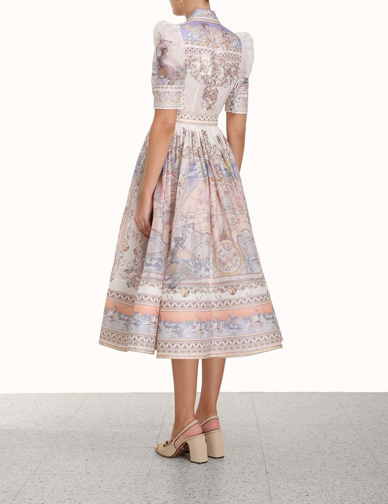 높은 측 MIDI SHIRT DRESS 4
