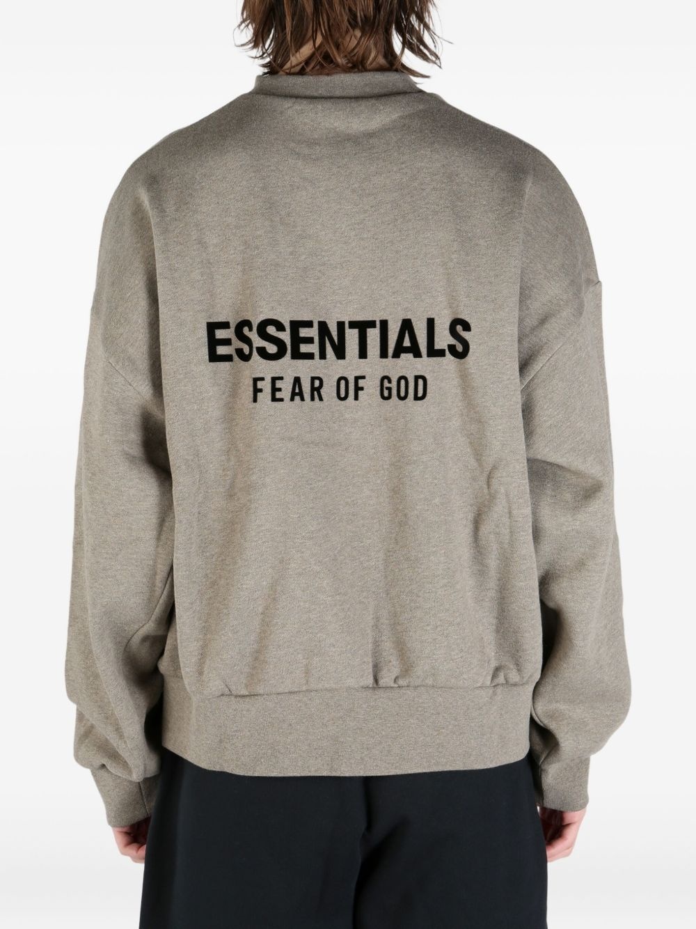 ribbed-cuffs sweatshirt - 4
