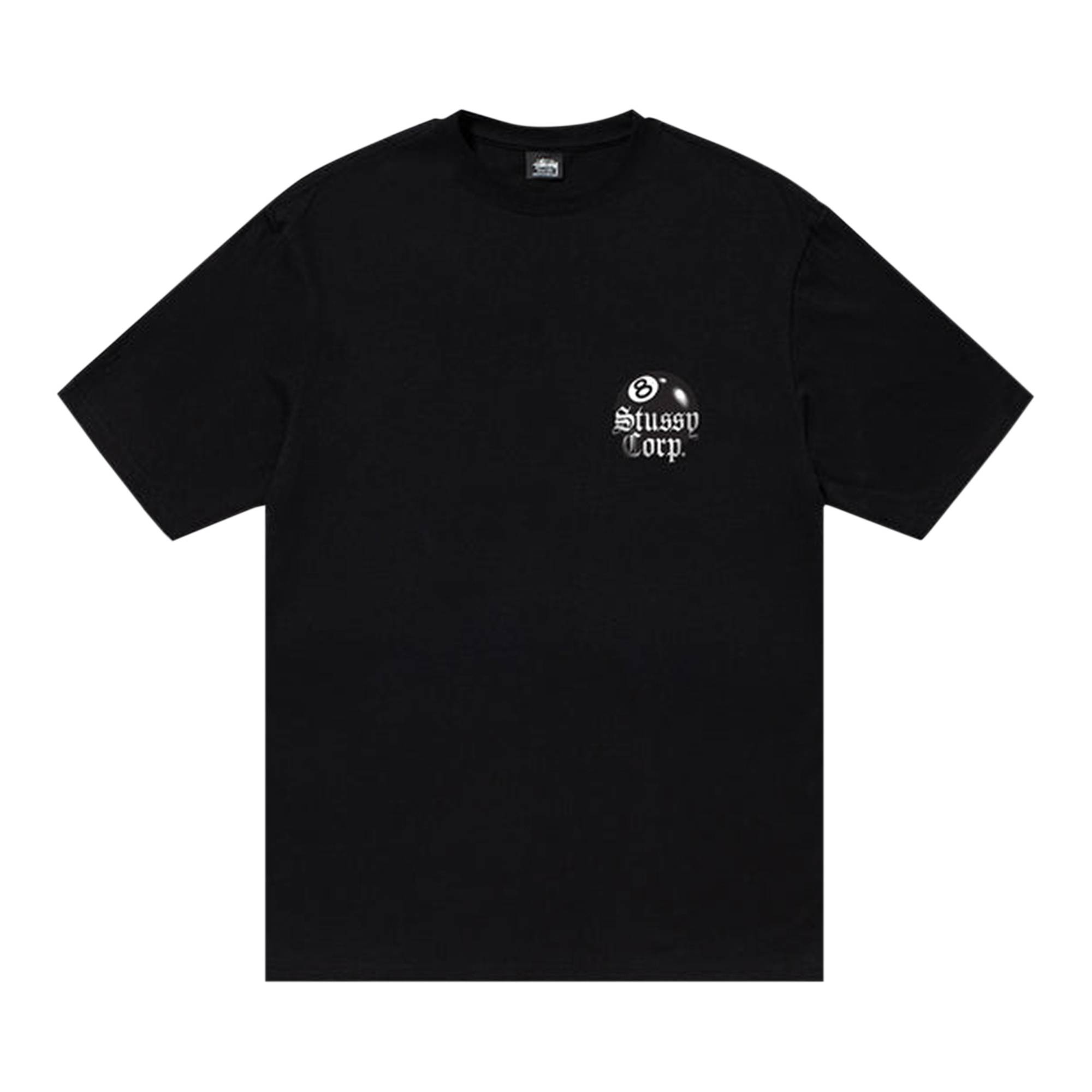 Stussy 8 Ball Corp. Tee 'Black' - 1