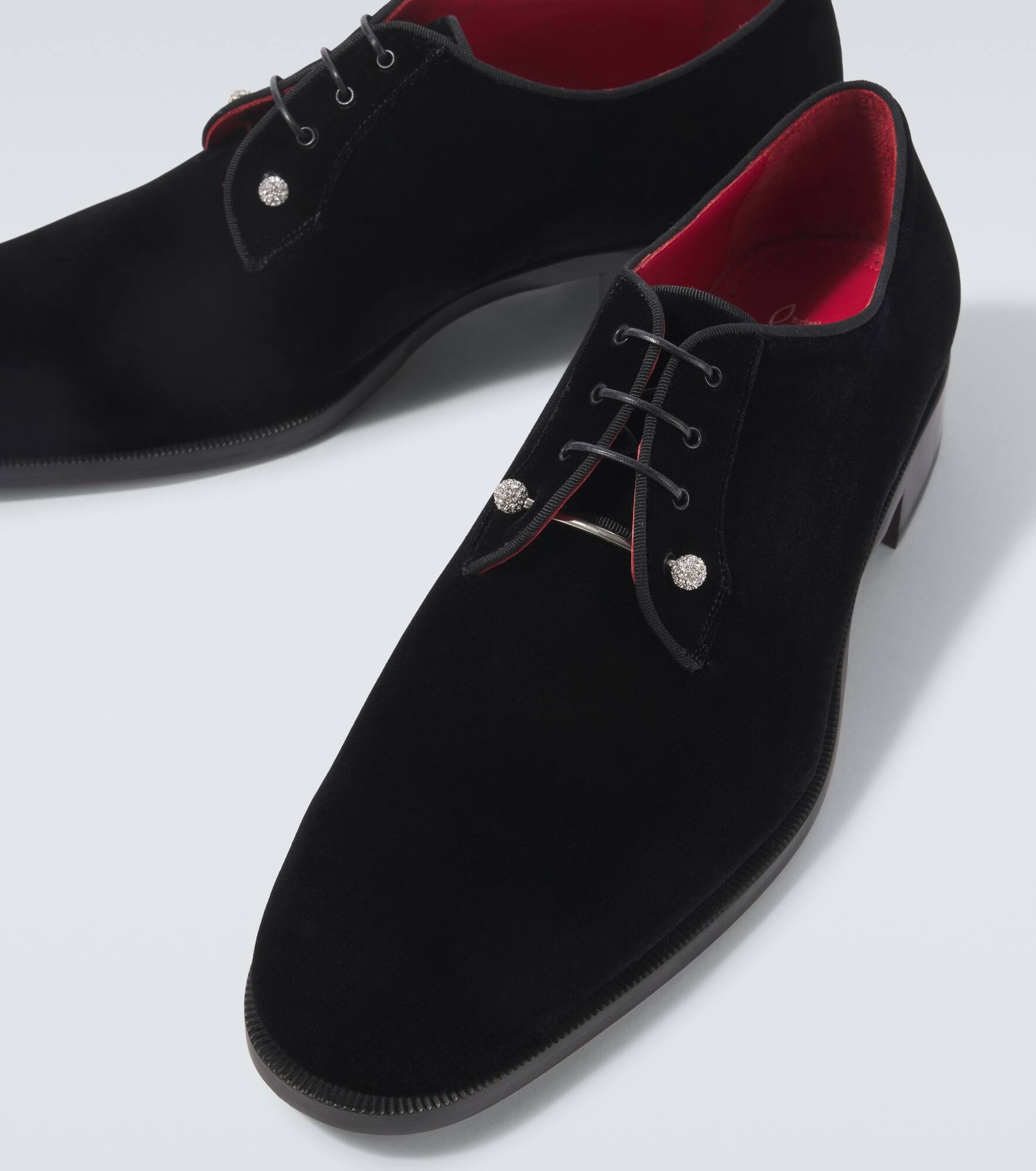 Chambeliss velvet Derby shoes - 3