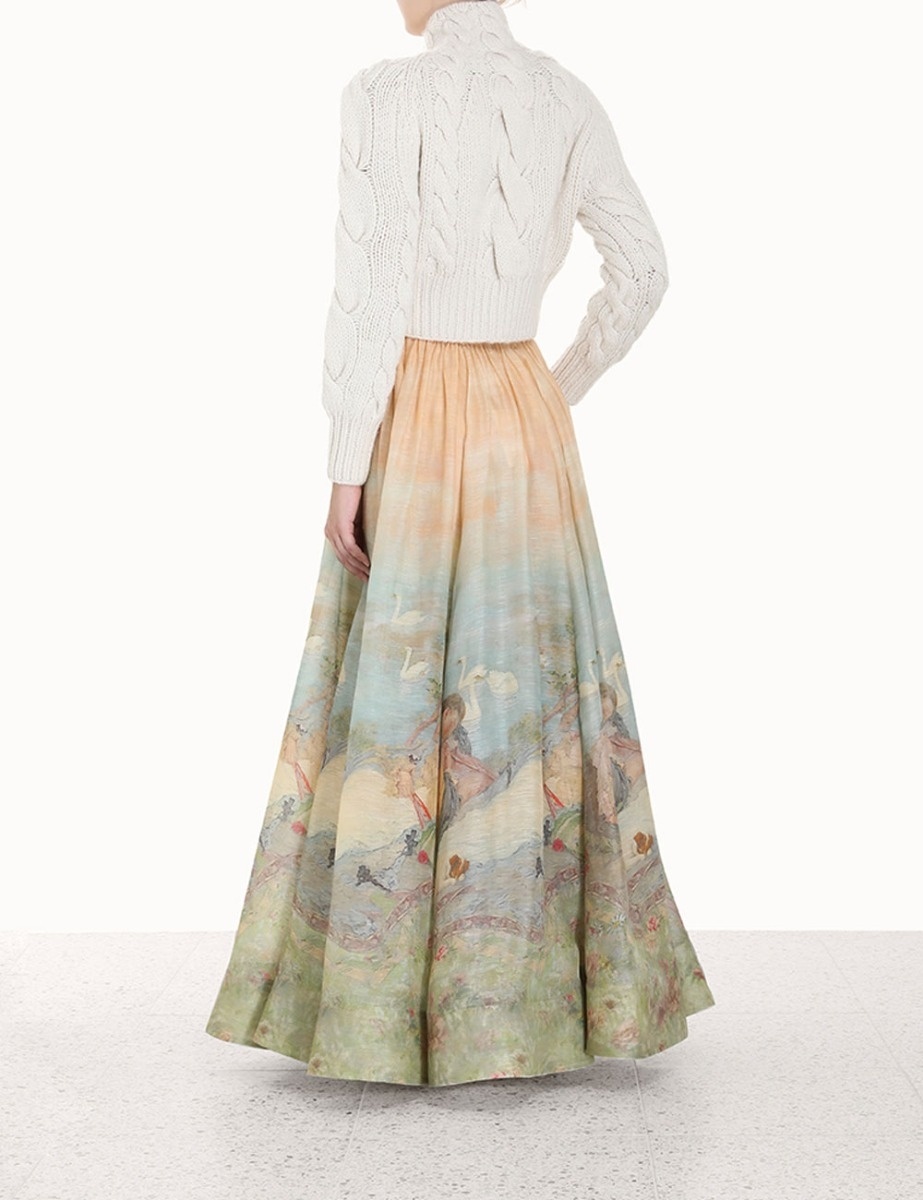 LUMINOSITY RUCHED MAXI SKIRT - 4