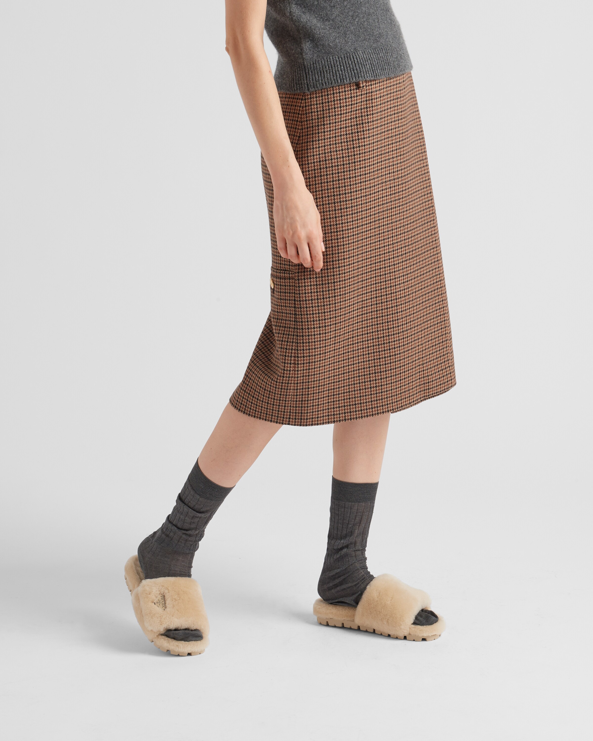 Shearling slides - 3