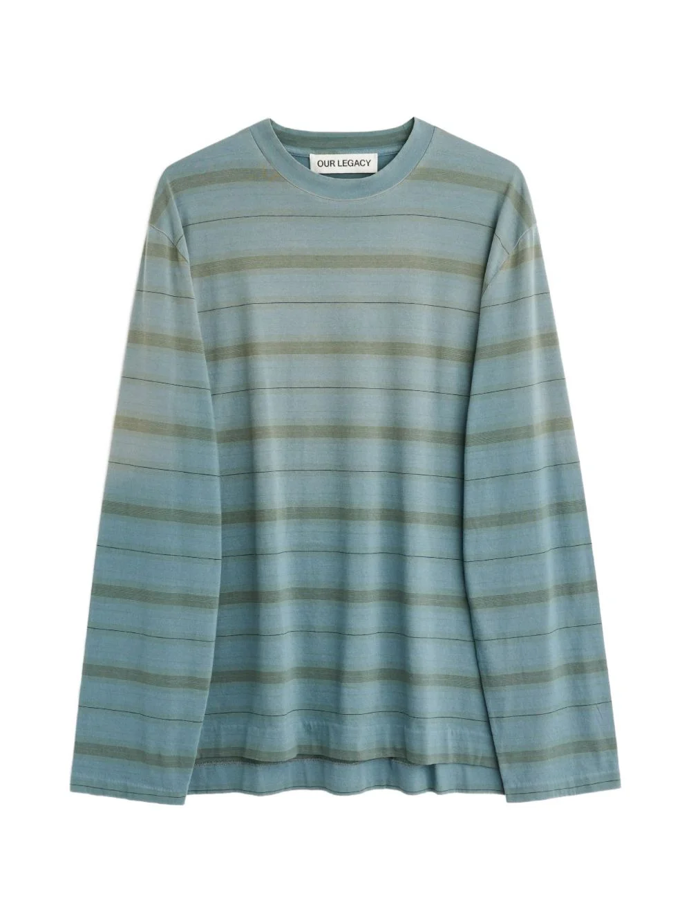 striped long-sleeves T-shirt - 1