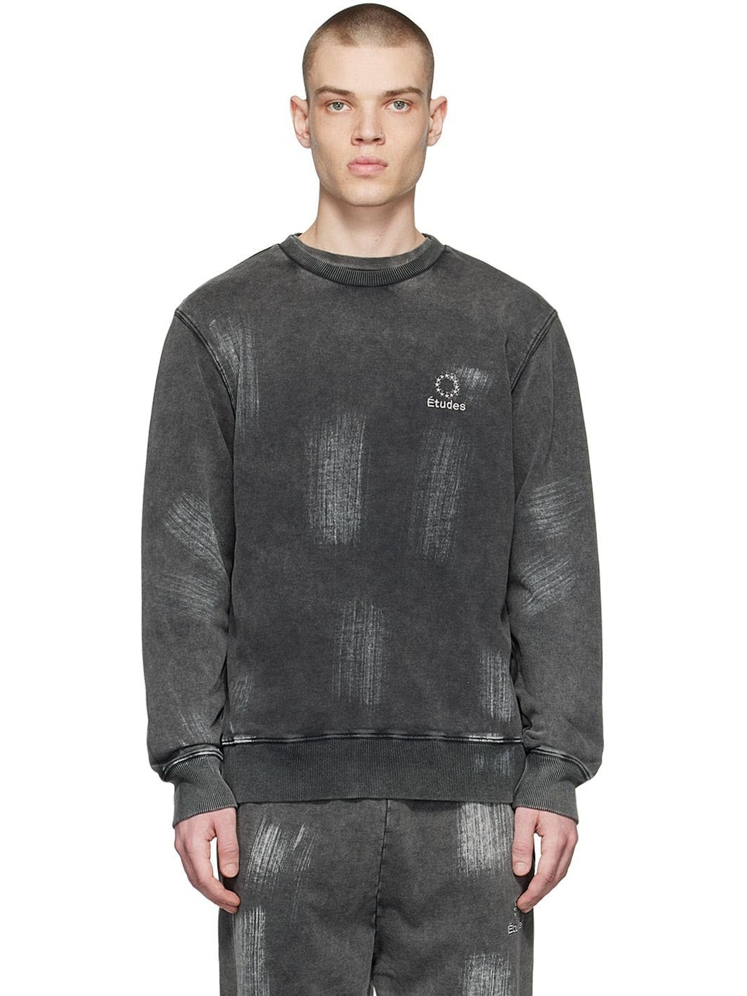 SSENSE Exclusive Black Organic Cotton Sweatshirt - 1