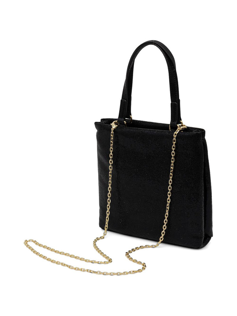embellished-lettering tote bag 3