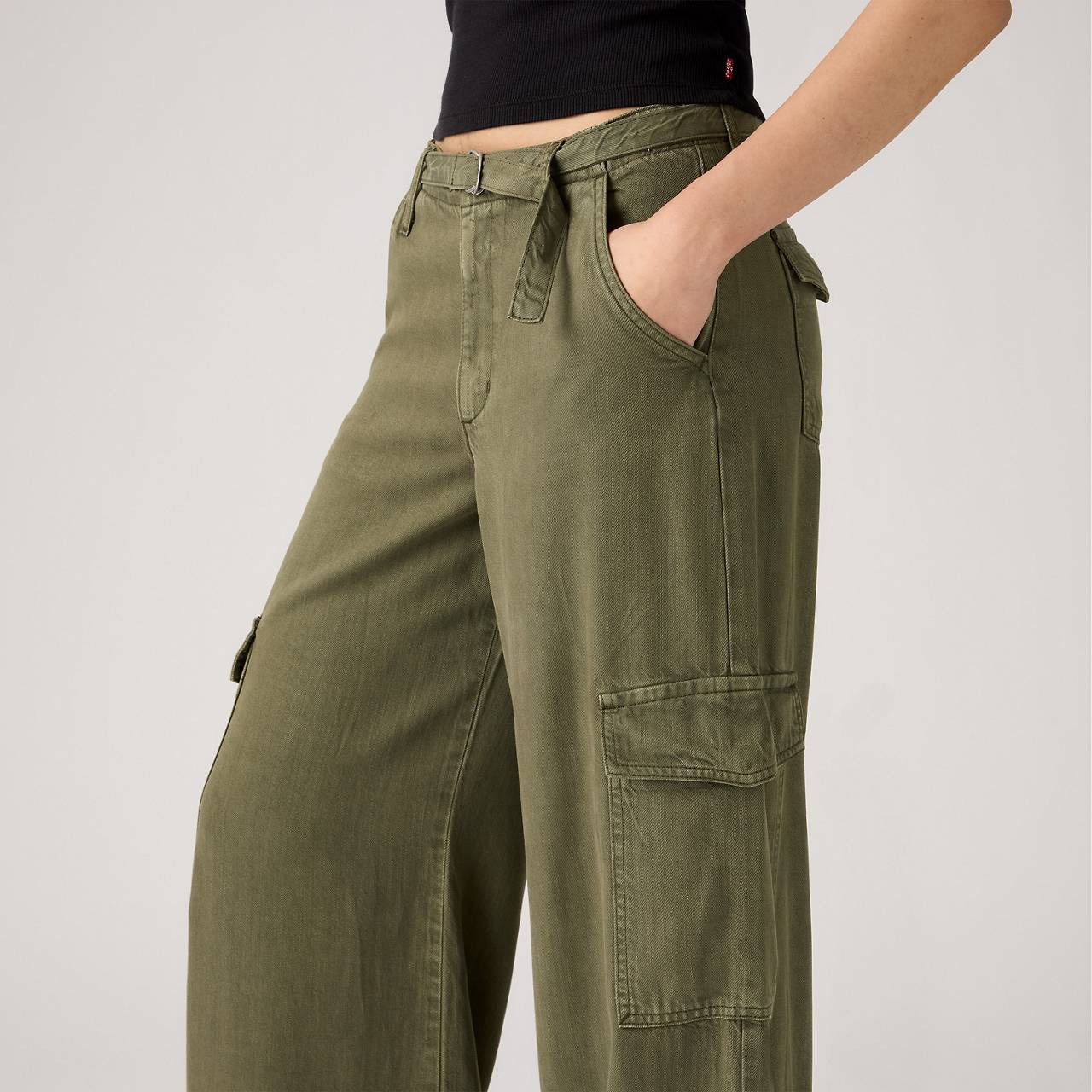 BAGGY DAD CARGO WOMEN'S PANTS - 3