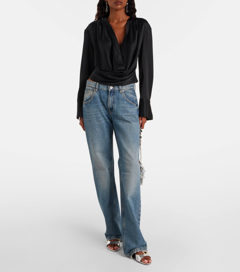 Blumarine Logo straight jeans outlook