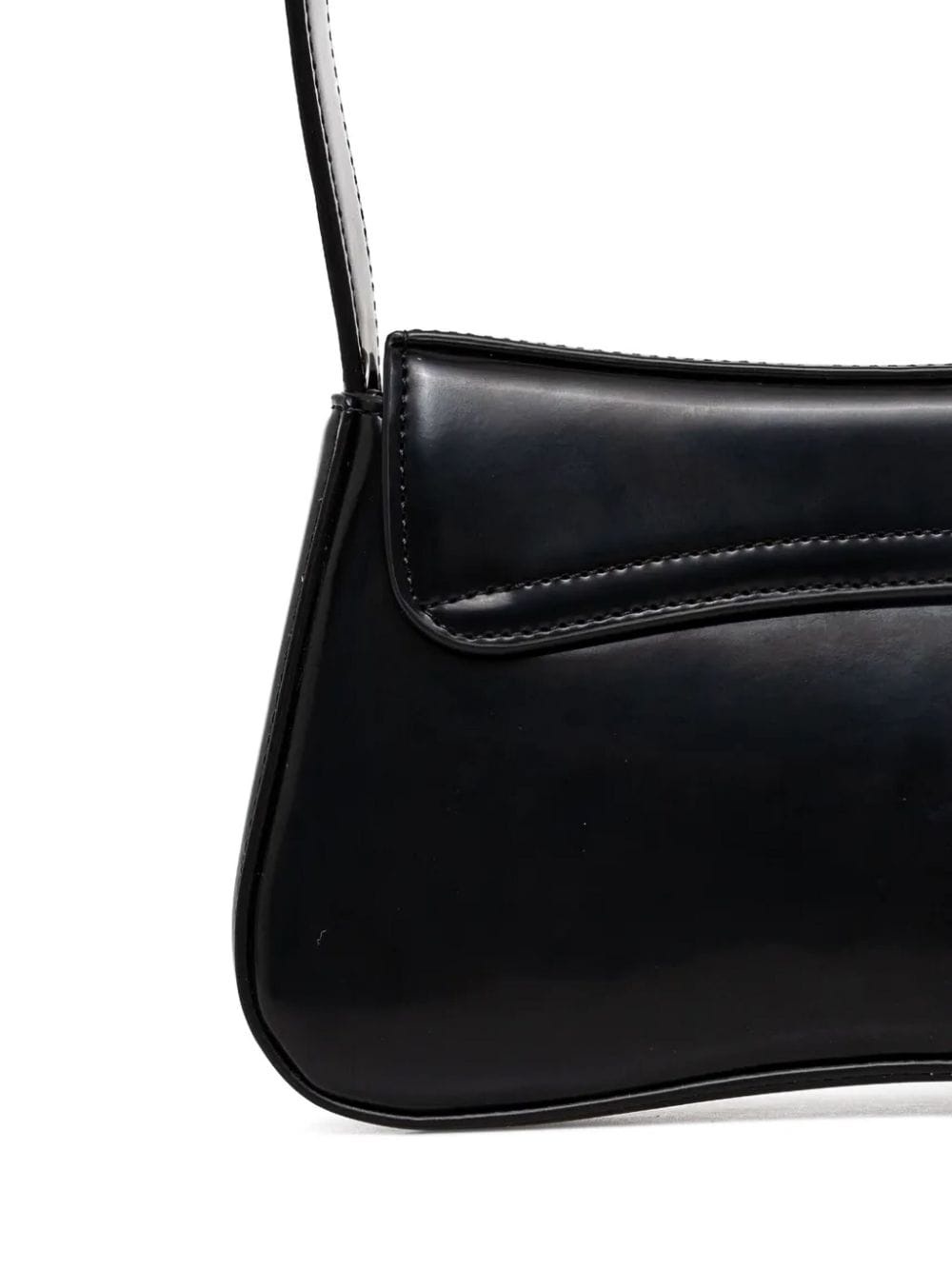 logo-engraved shoulder bag - 3