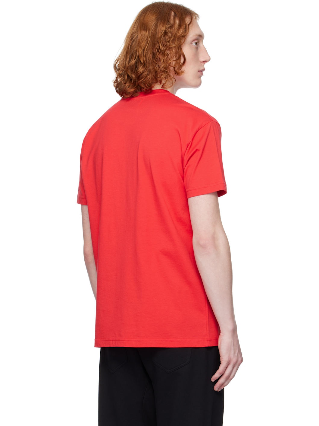 Red Stencil Orb Classic T-shirt - 3