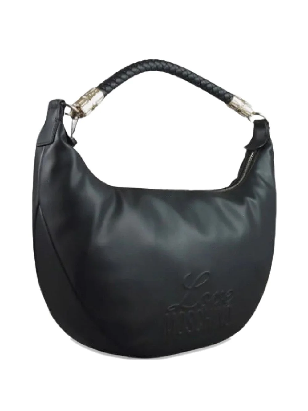 logo-detail braided-handle tote bag - 1