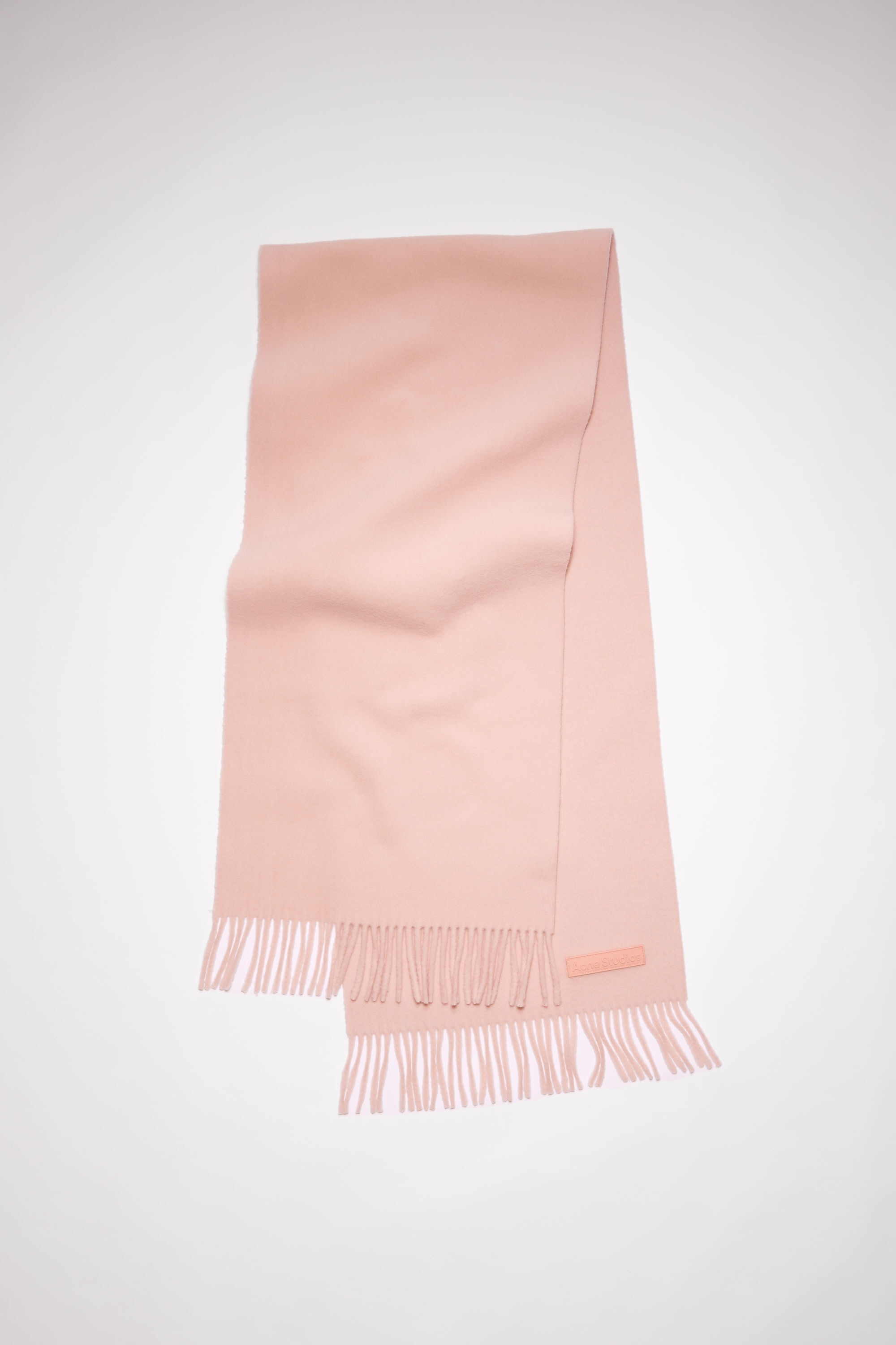 Wool scarf pink label - Pink - 1