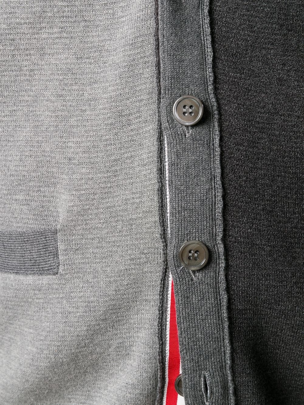 4-Bar V-neck cardigan - 5