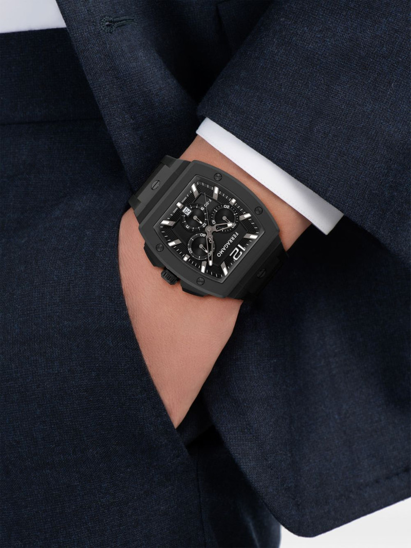 FERRAGAMO F-80 Tonneau Chronograph 418mm watch outlook