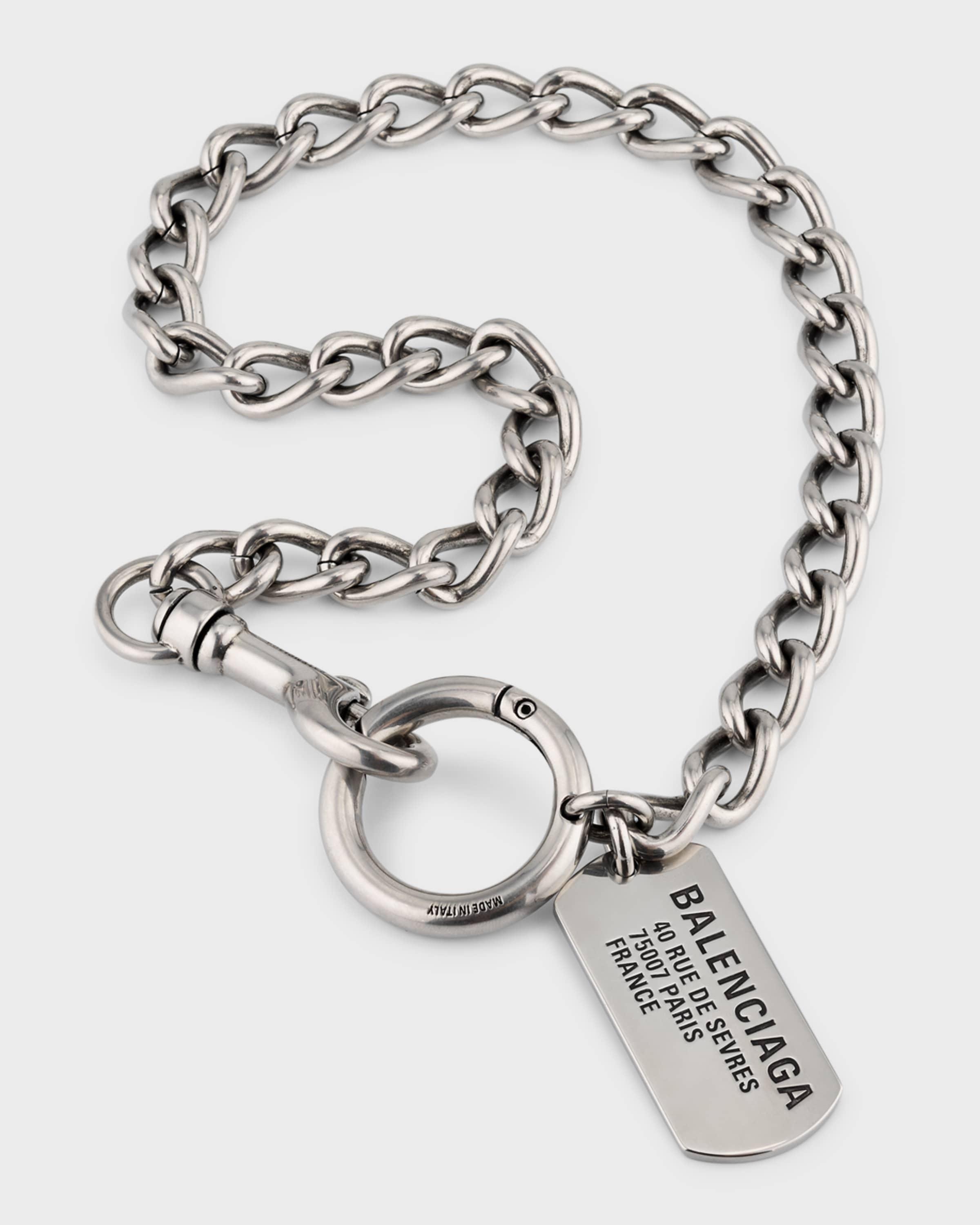 Tags Trouser Chain Necklace - 3