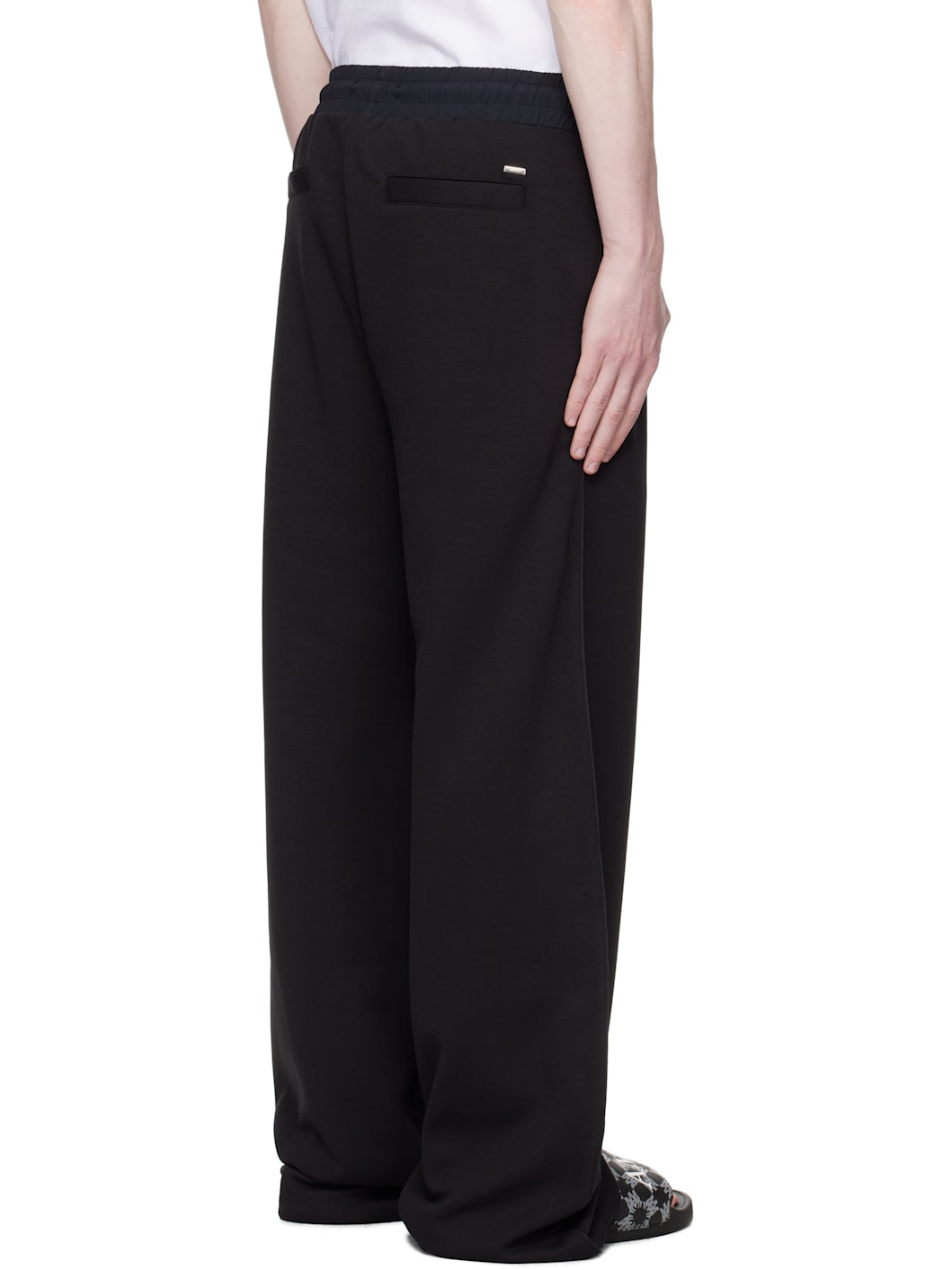 Black Lounge Track Sweatpants - 3