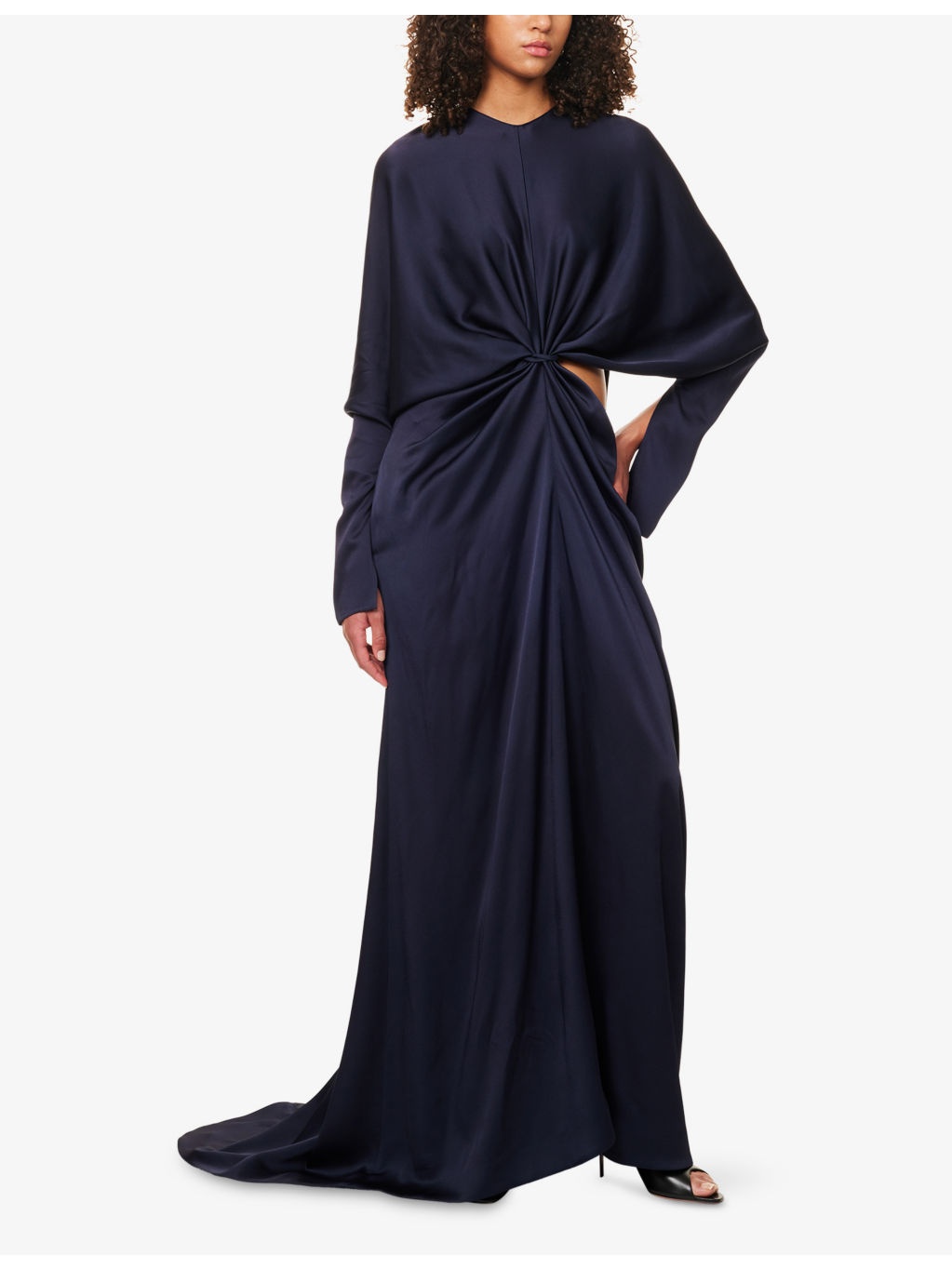 Satin Twist Woven Gown - 3