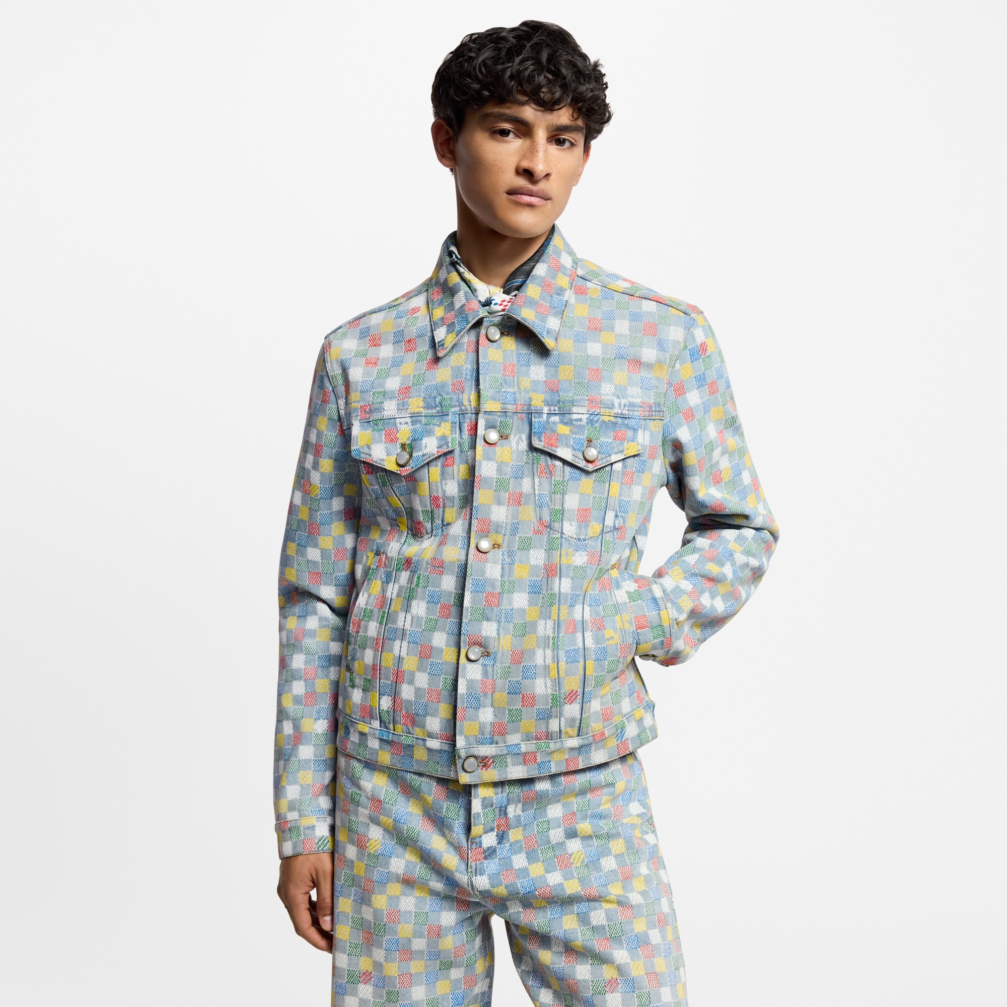 Damier Denim Trucker Jacket - 2