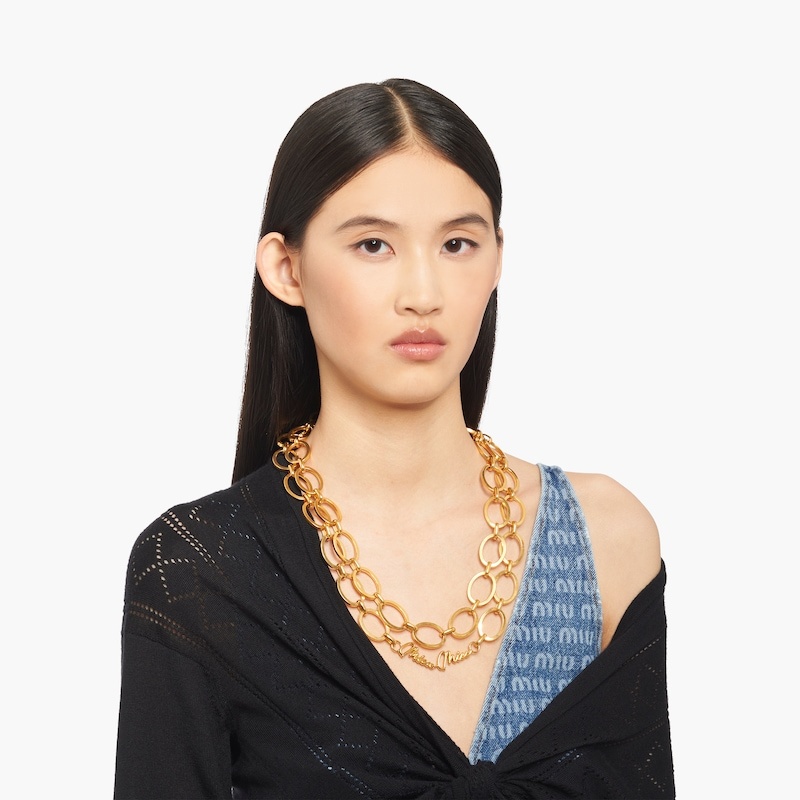 Metal necklace - 5