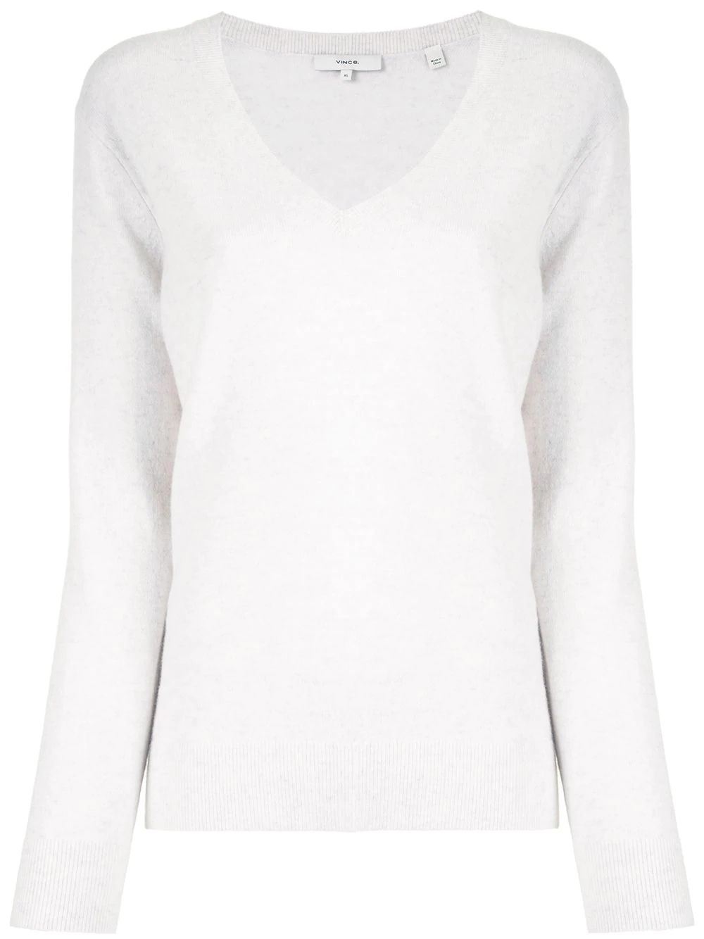 cashmere V-neck jumper - 1