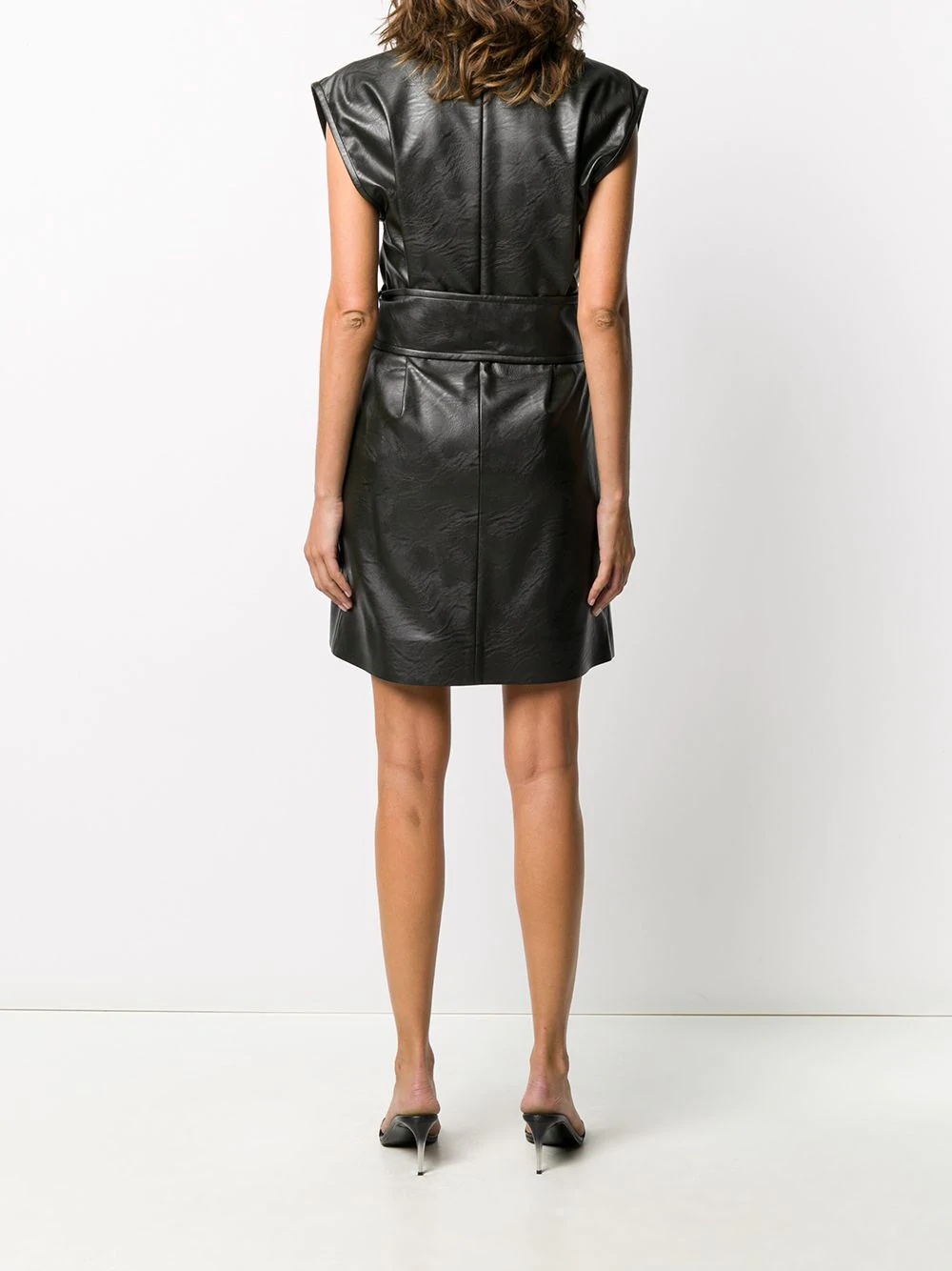 Kimberly faux-leather dress - 4