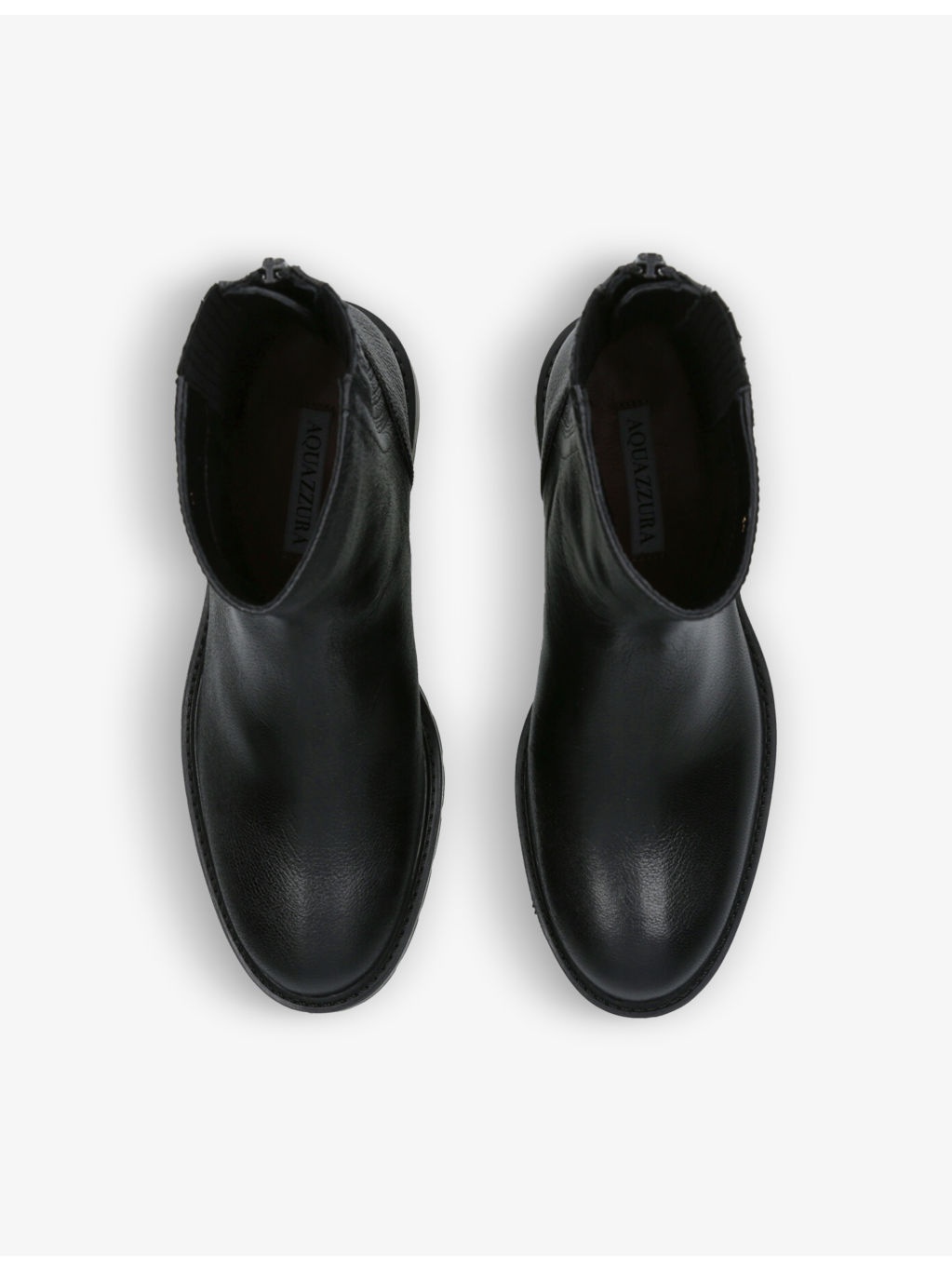 Saint Honore platform-sole leather-blend ankle boots - 2
