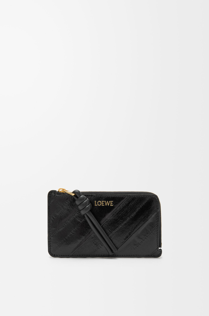 Knot coin cardholder in eel 1