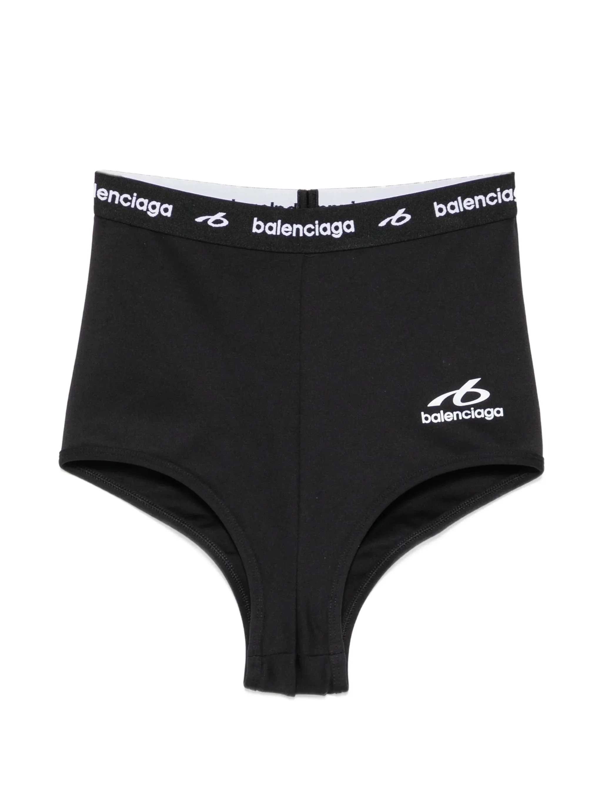 Balenciaga Logo-print High-waisted Shorts - 1