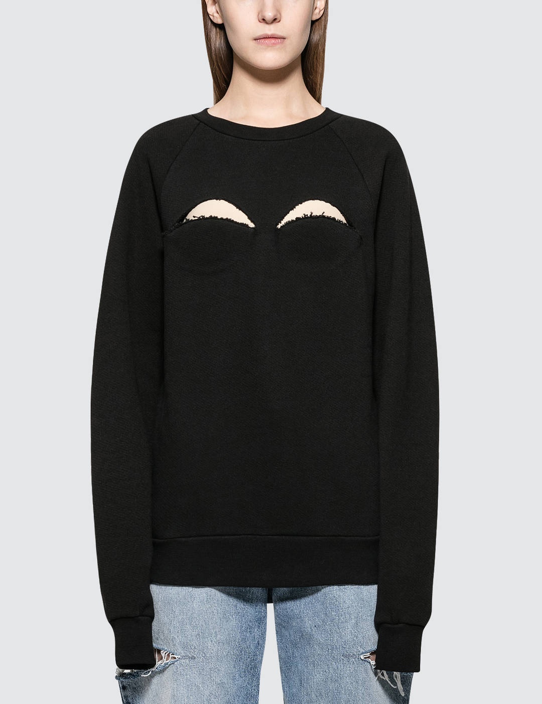 Cut Out Sweatshirt - 1