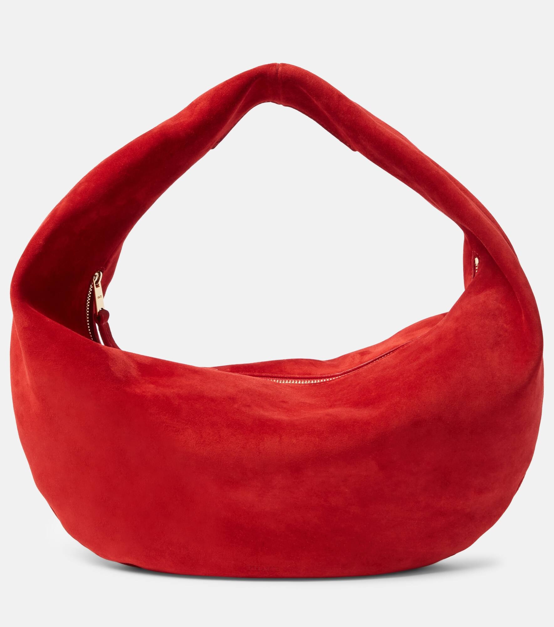 Olivia Medium suede shoulder bag - 1