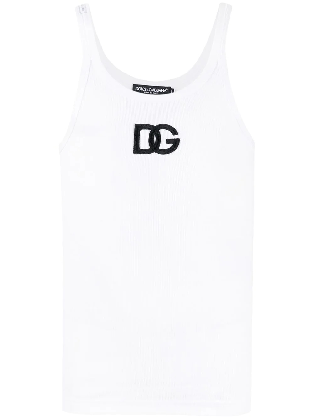 logo-embroidered vest - 1