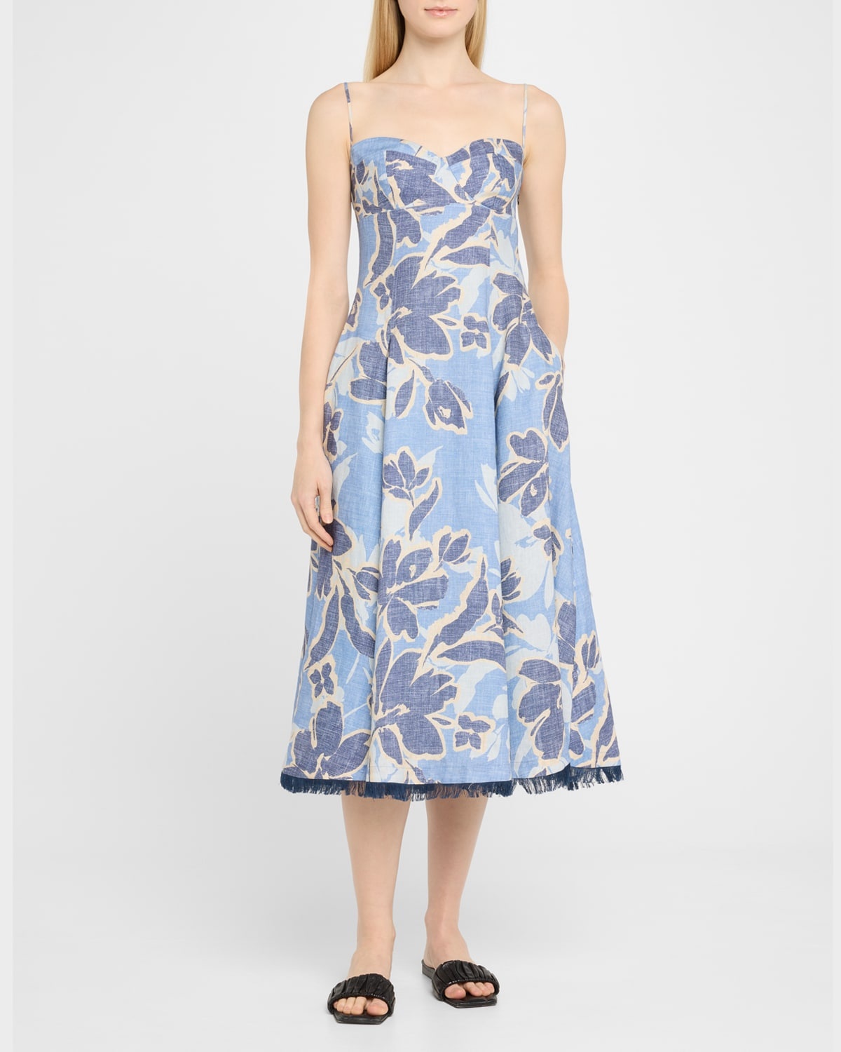Analise Bustier Midi Dress - 2