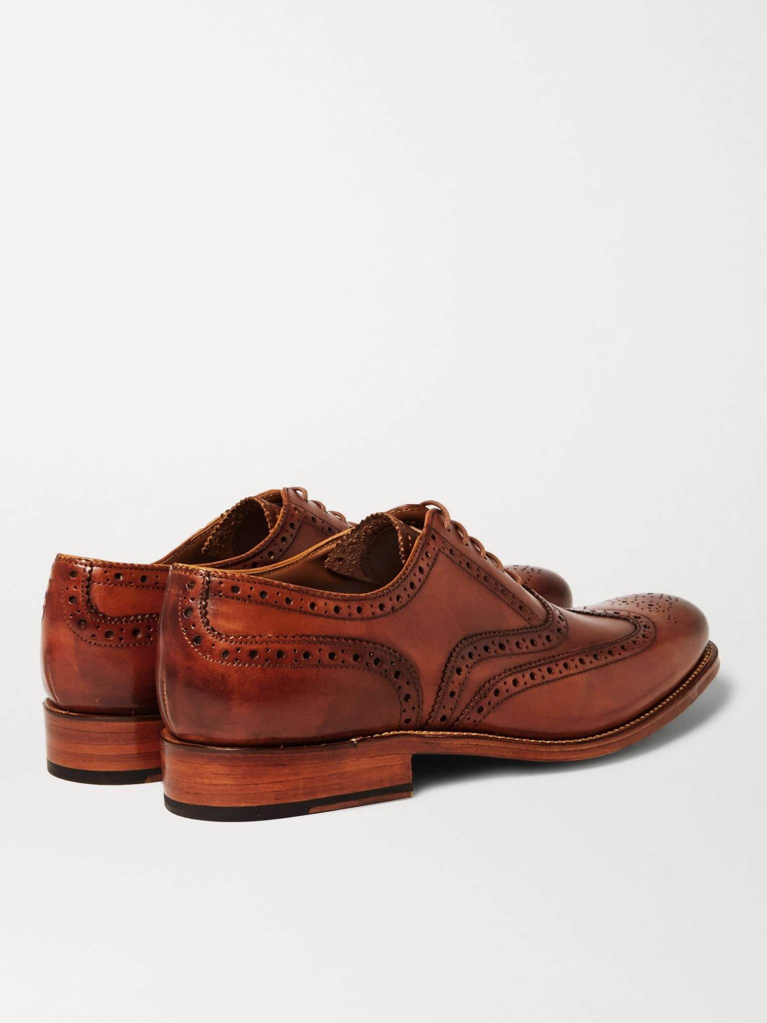 Archie Leather Wingtip Brogues - 5