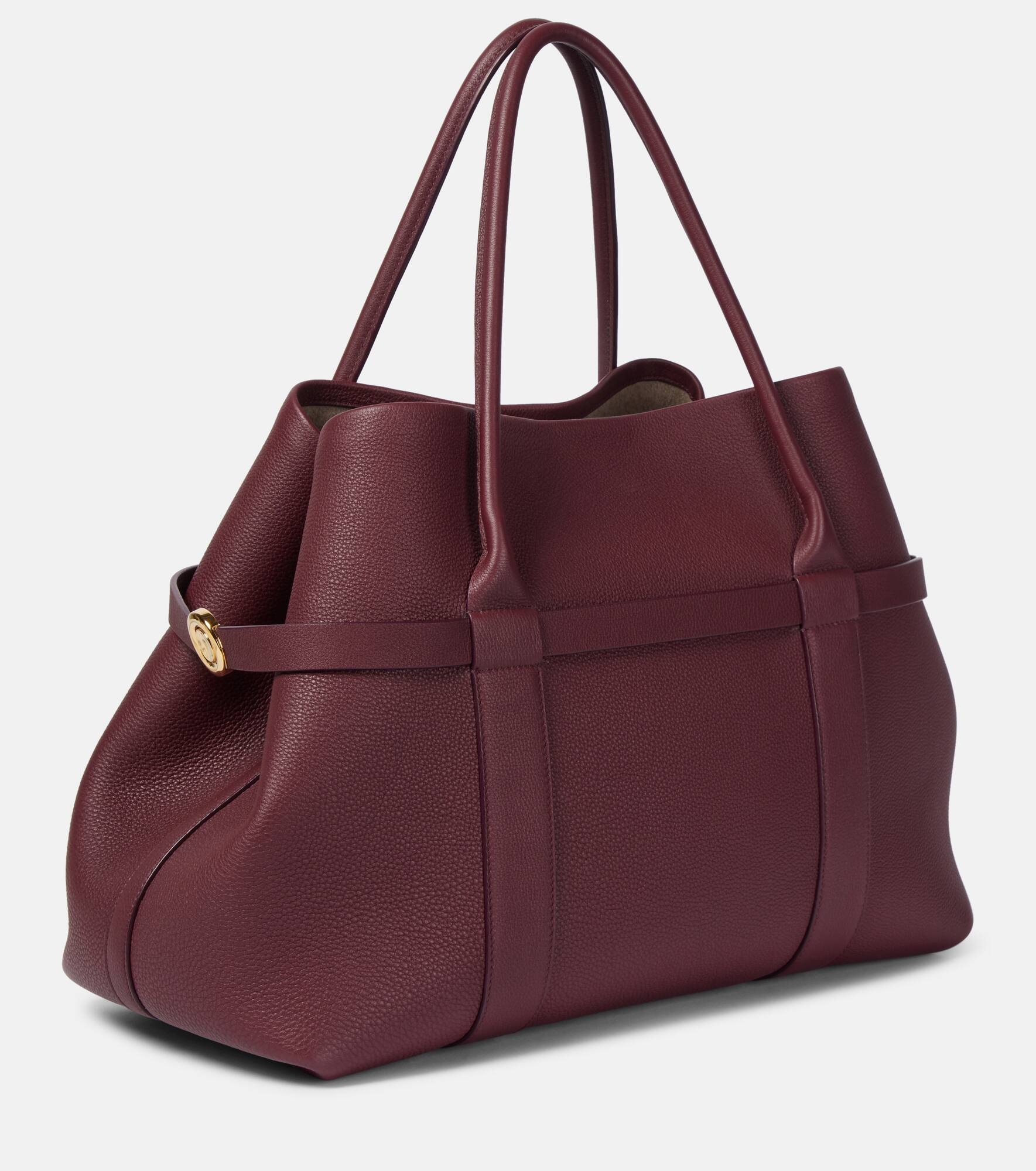 Ghiera Large leather shopper - 4