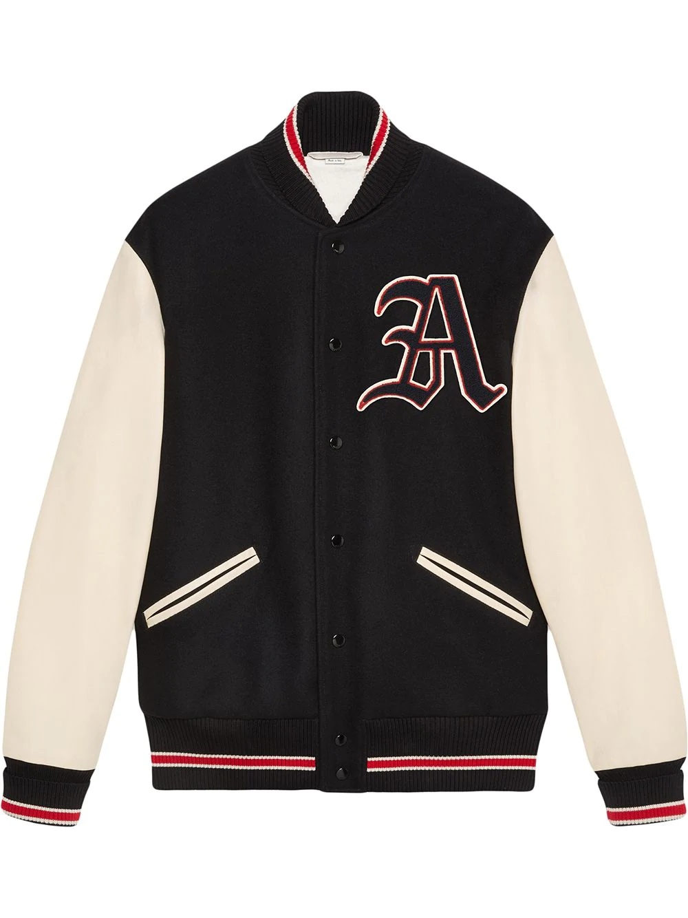 Bomber jacket with patches - 1