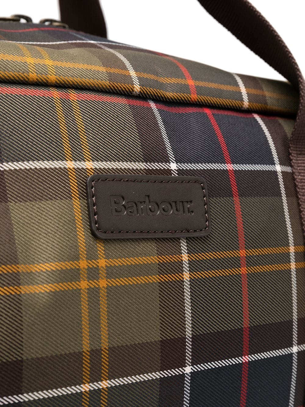 plaid check luggage bag - 4